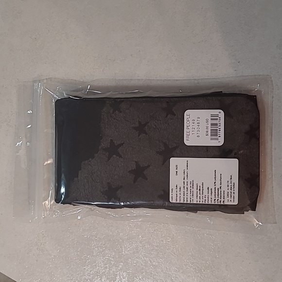 NWT Free People Black Star Tights - Picture 2 of 4